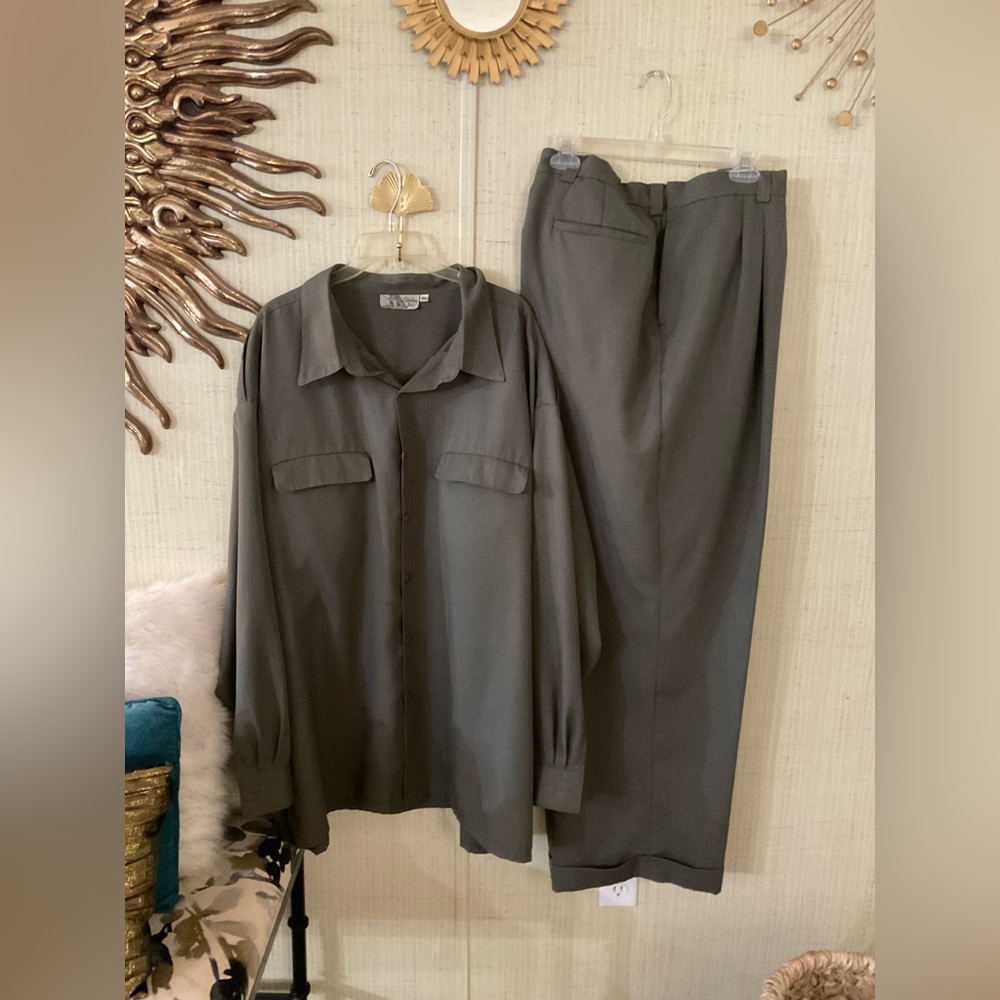 Smokey Joes Big & Tall  4x Mens Gray Leisure 2pc Suit  C1